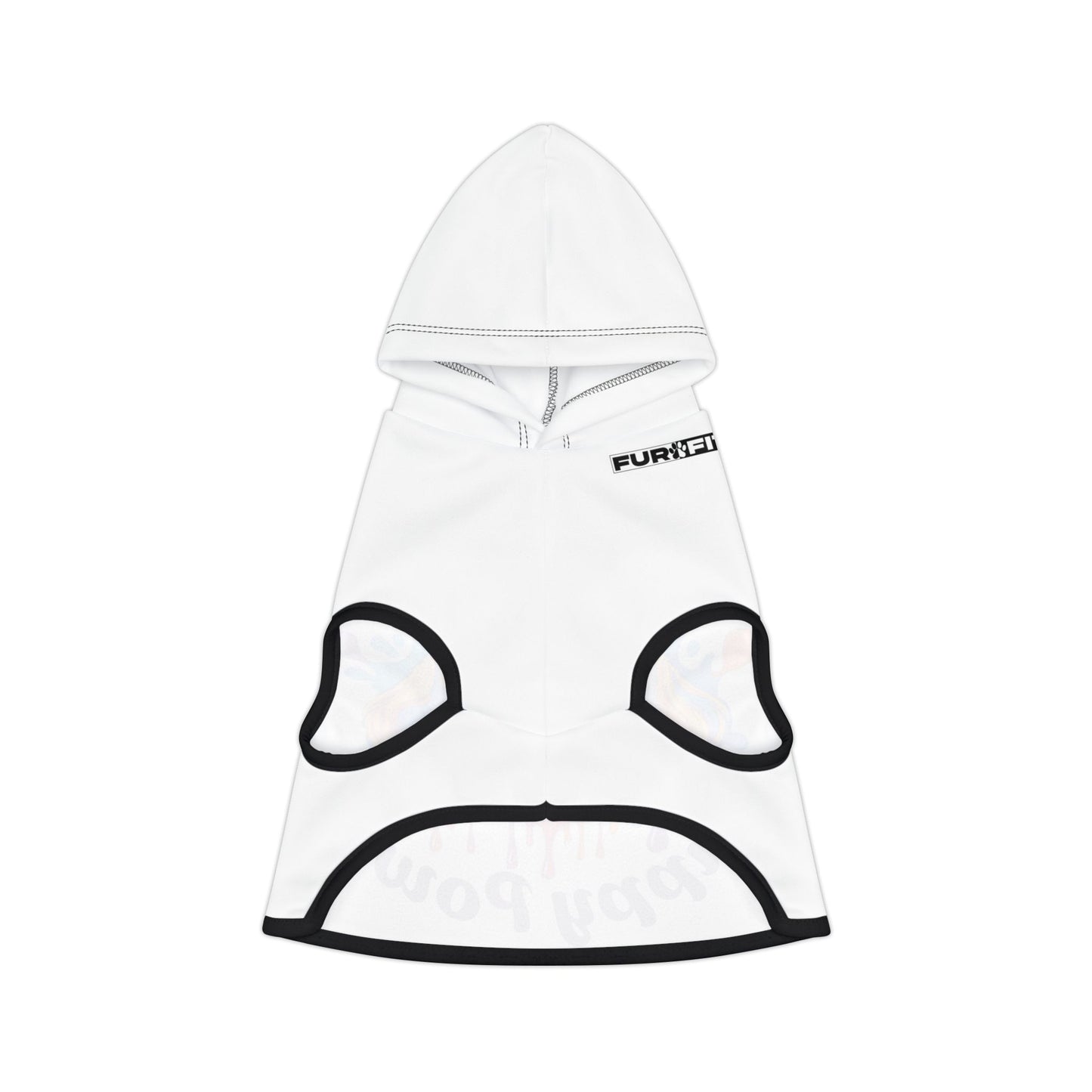 Pet Hoodie | "Puppy Power" (on White)