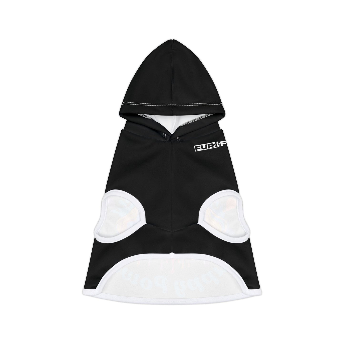 Pet Hoodie | "Puppy Power" (on Black)