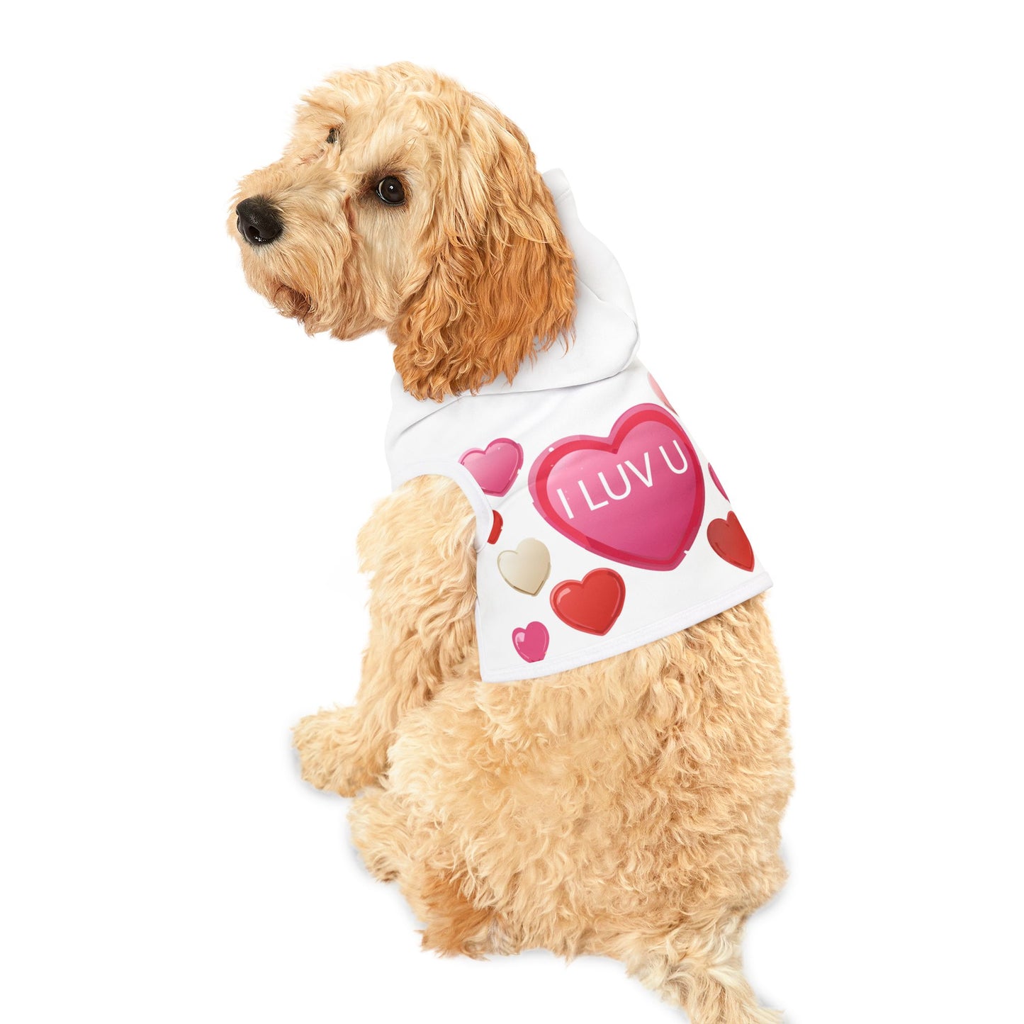 Pet Hoodie | "I Luv U"
