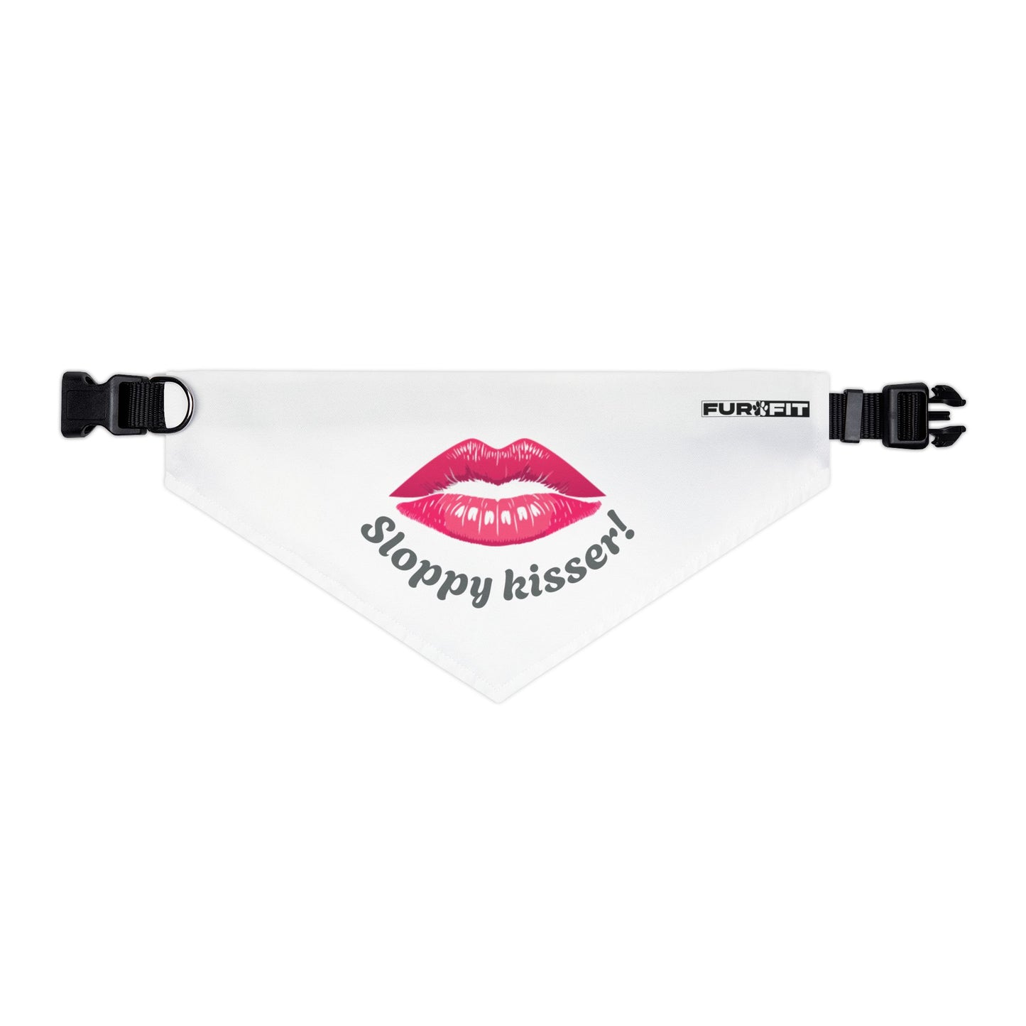 Pet Bandana Collar | "Sloppy Kisser"
