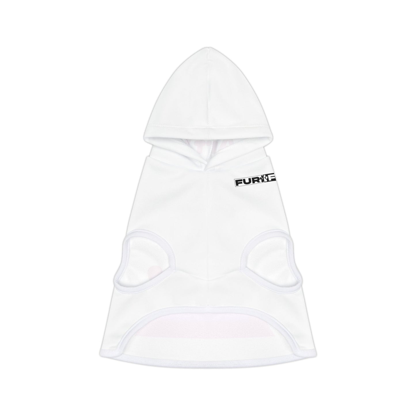 Pet Hoodie |  "Arf!" (on white)