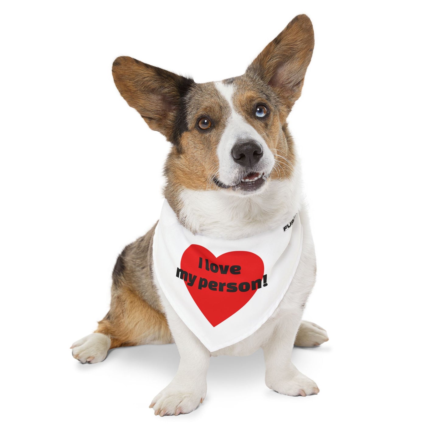 Pet Bandana Collar | "I love my person!"