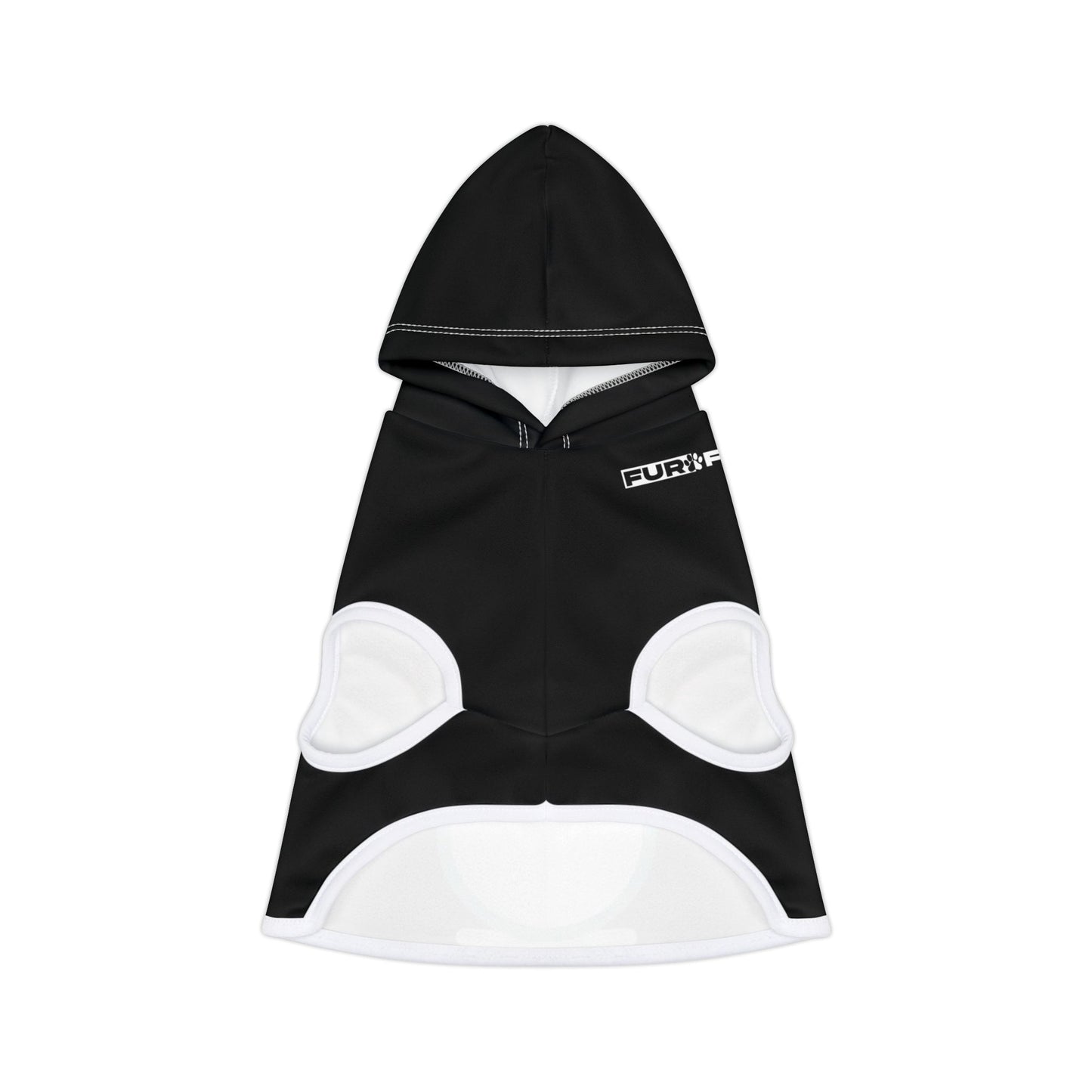 Pet Hoodie | "Snowman" (on Black)