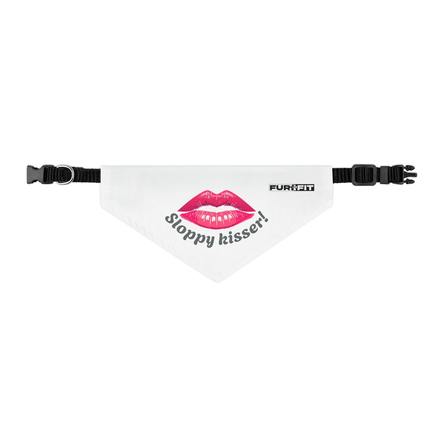 Pet Bandana Collar | "Sloppy Kisser"