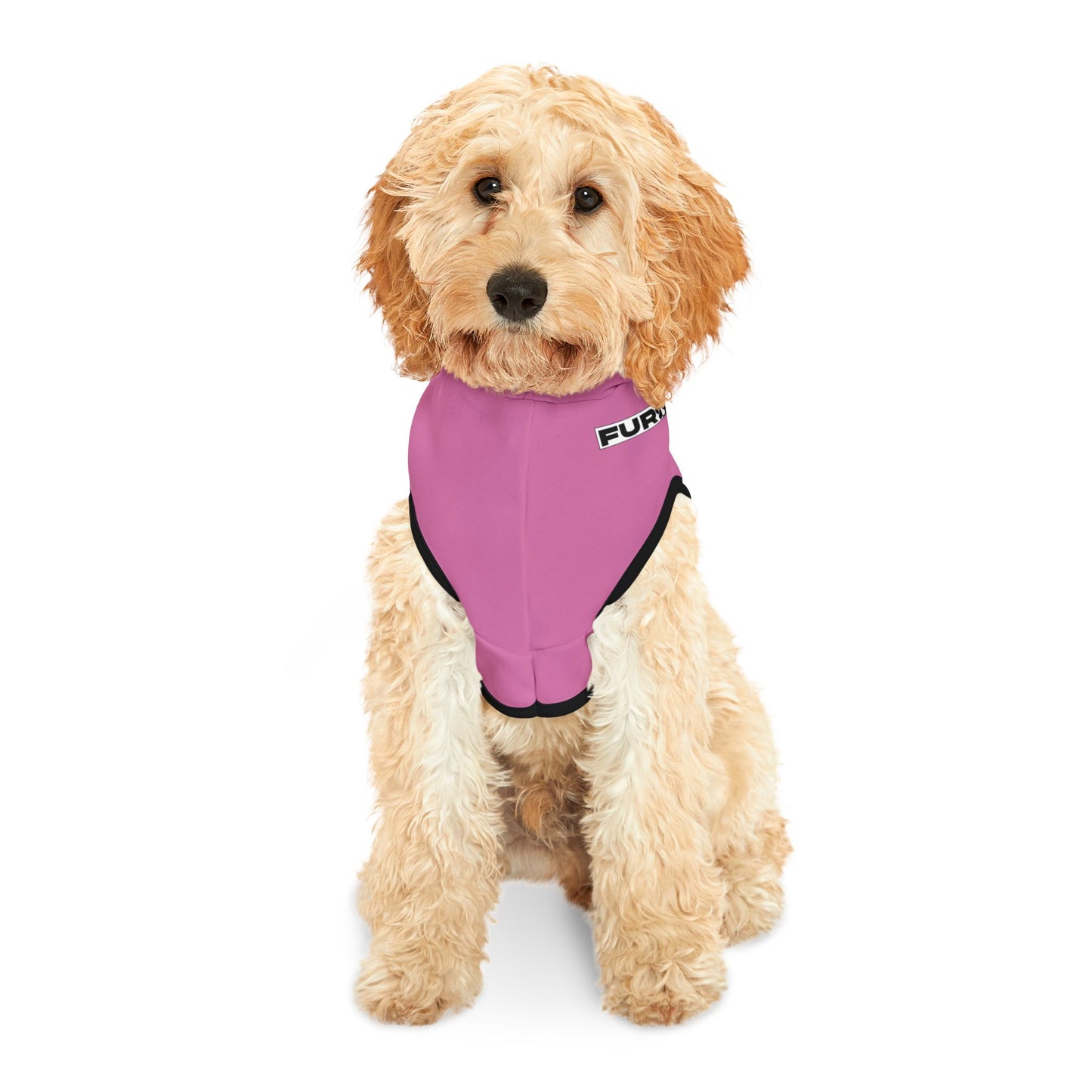 Pet Hoodie | "Arf!" (on Pink)