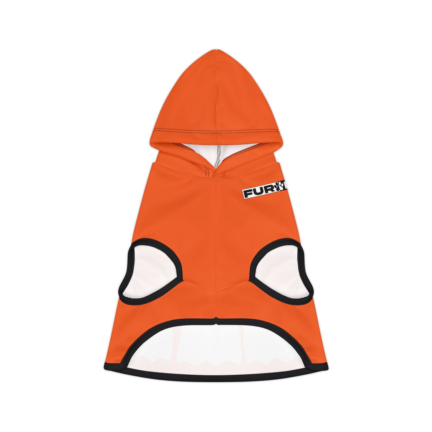 Pet Hoodie | Halloween design with Ghosts (on Orange)