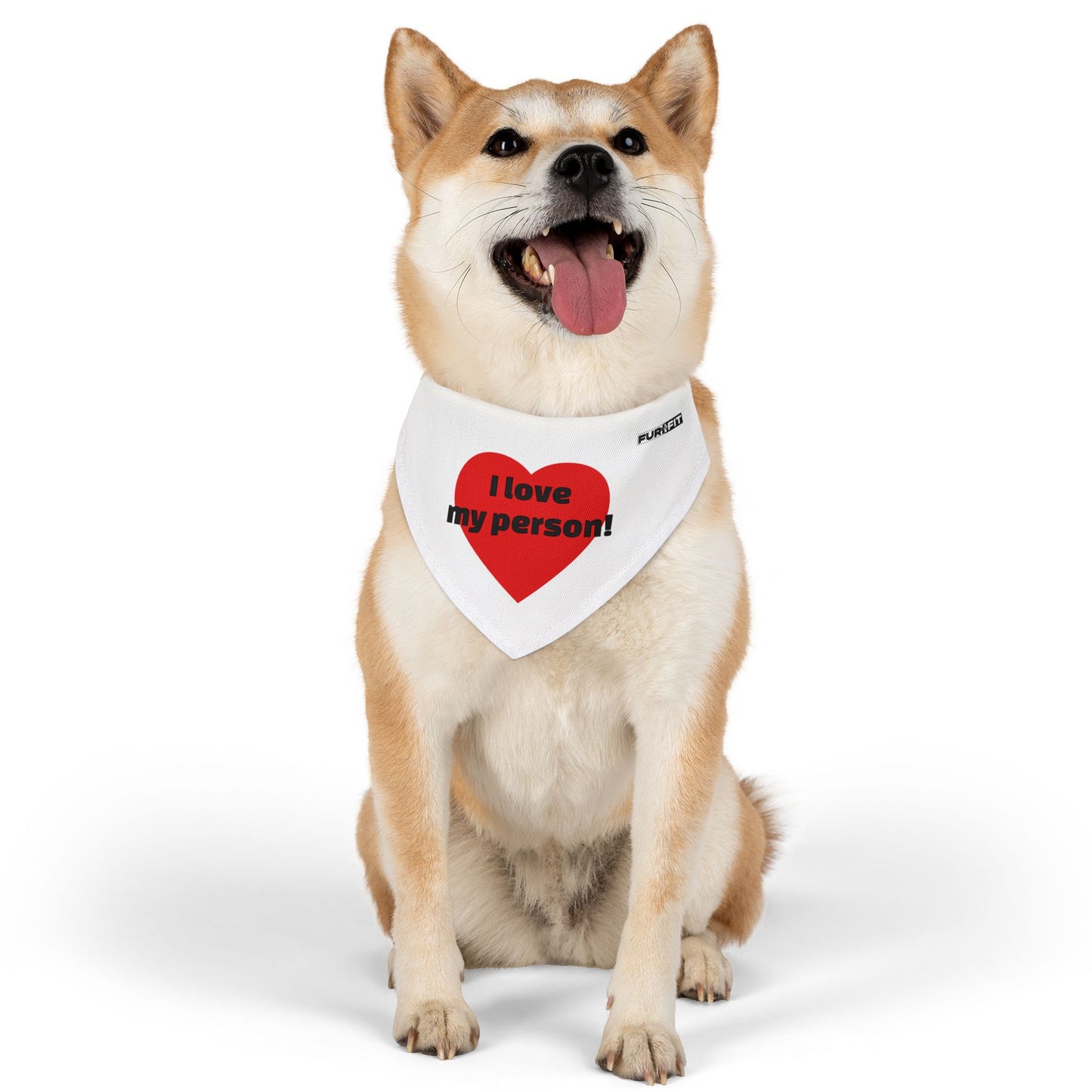 Pet Bandana Collar | "I love my person!"