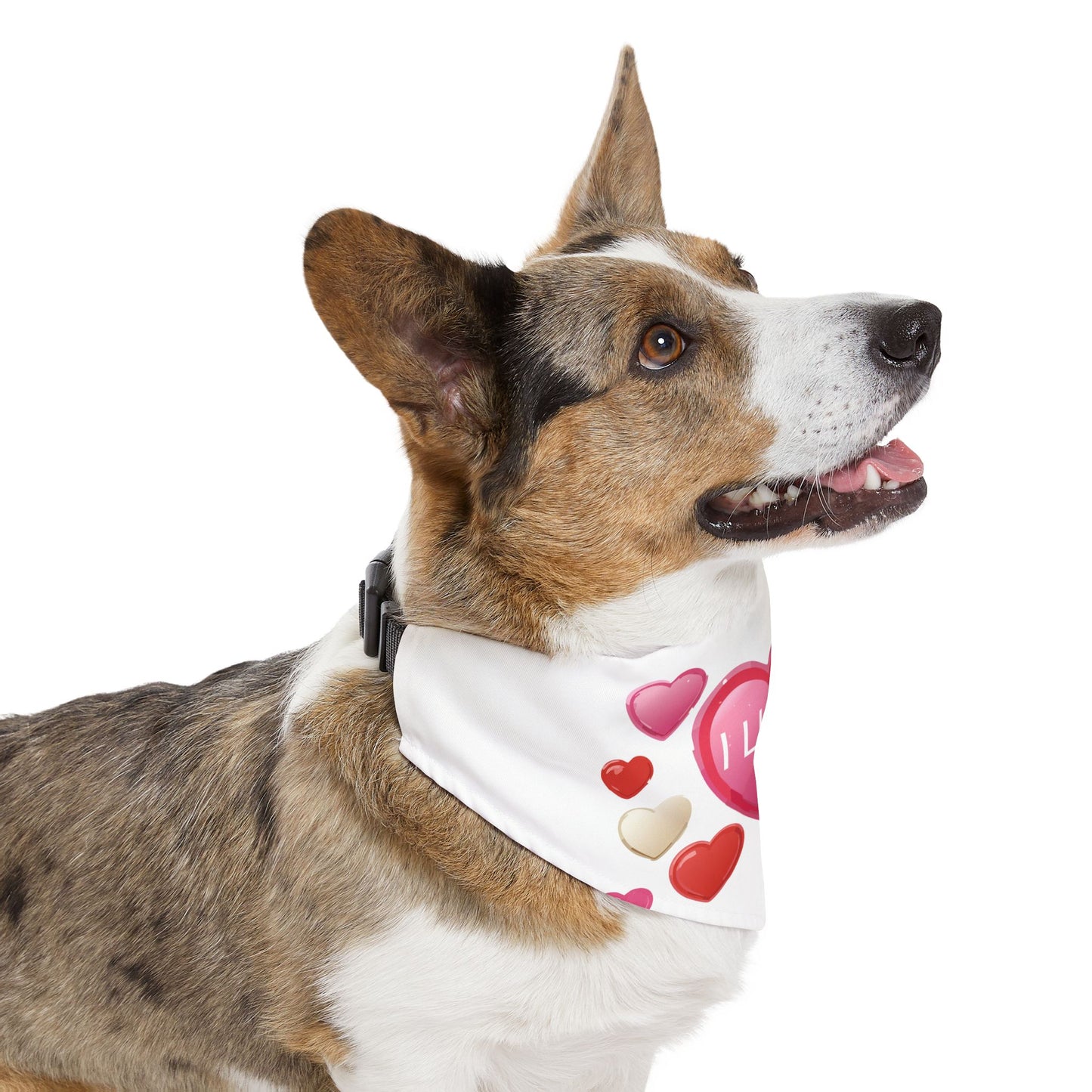 Pet Bandana Collar | "I Luv U" for Valentine's Day