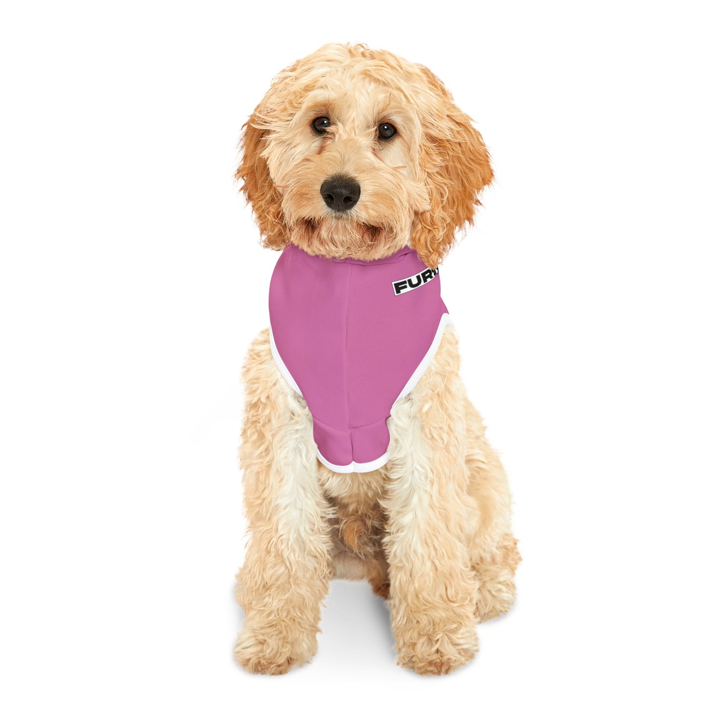 Pet Hoodie | "Arf!" (on Pink)