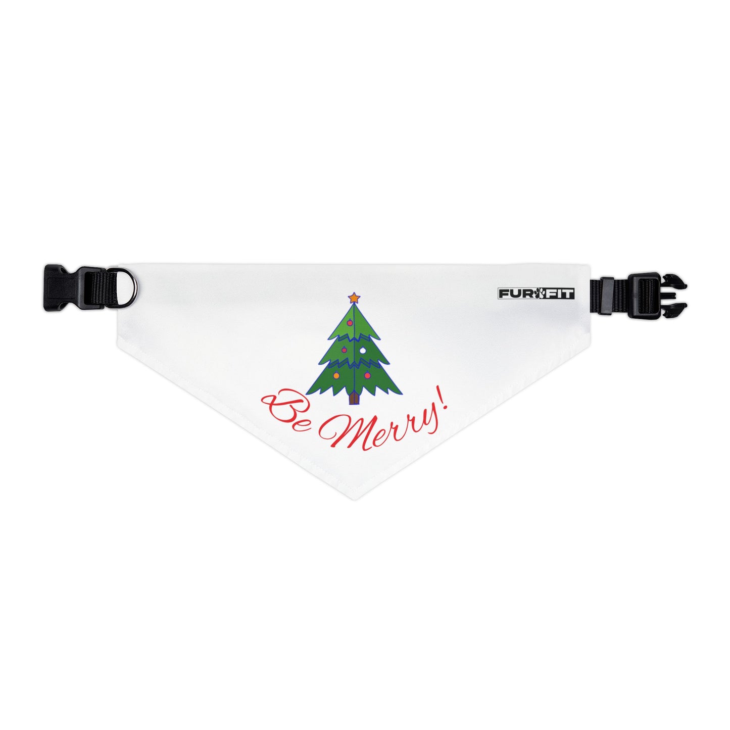 Pet Bandana Collar | "Be Merry" for Christmas