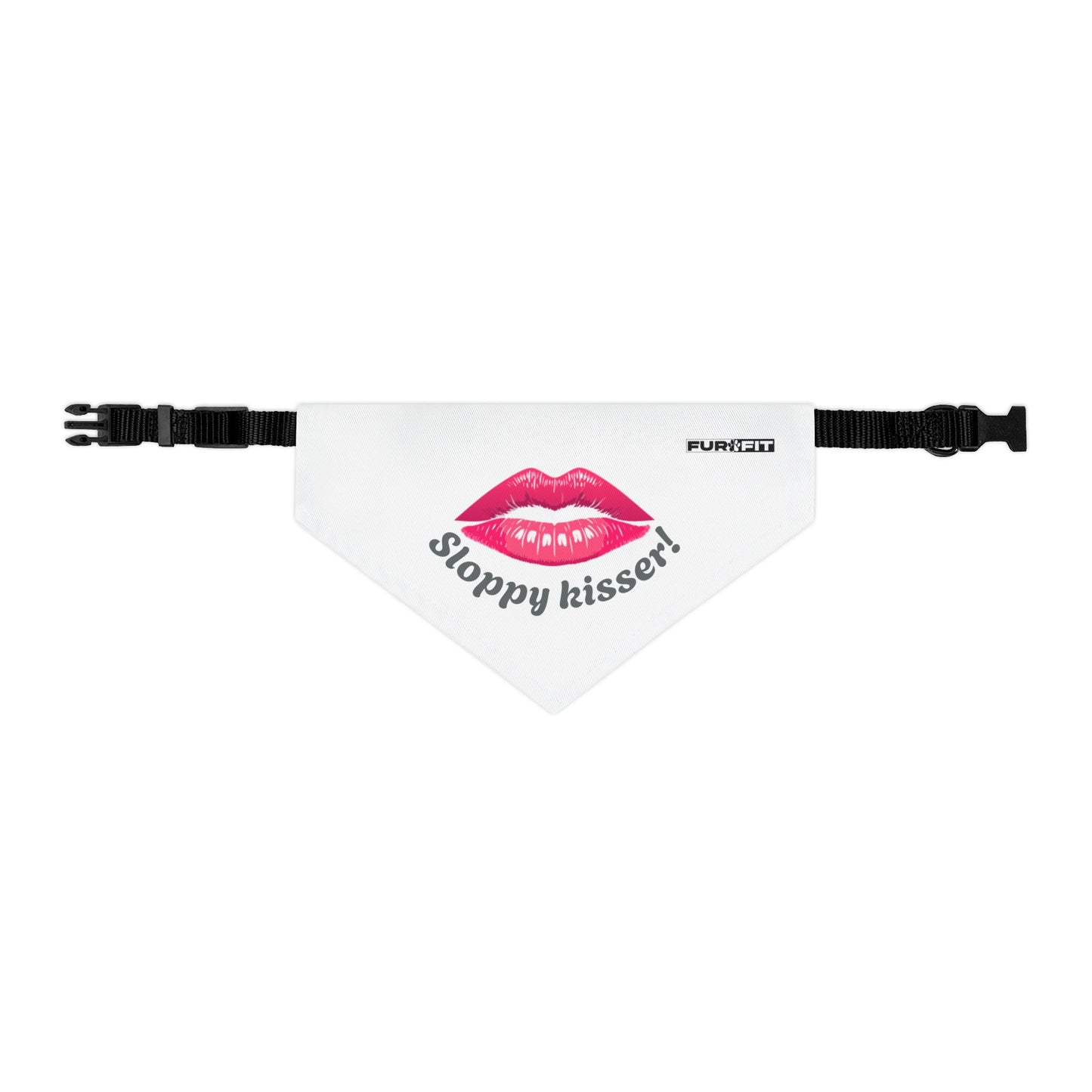 Pet Bandana Collar | "Sloppy Kisser"