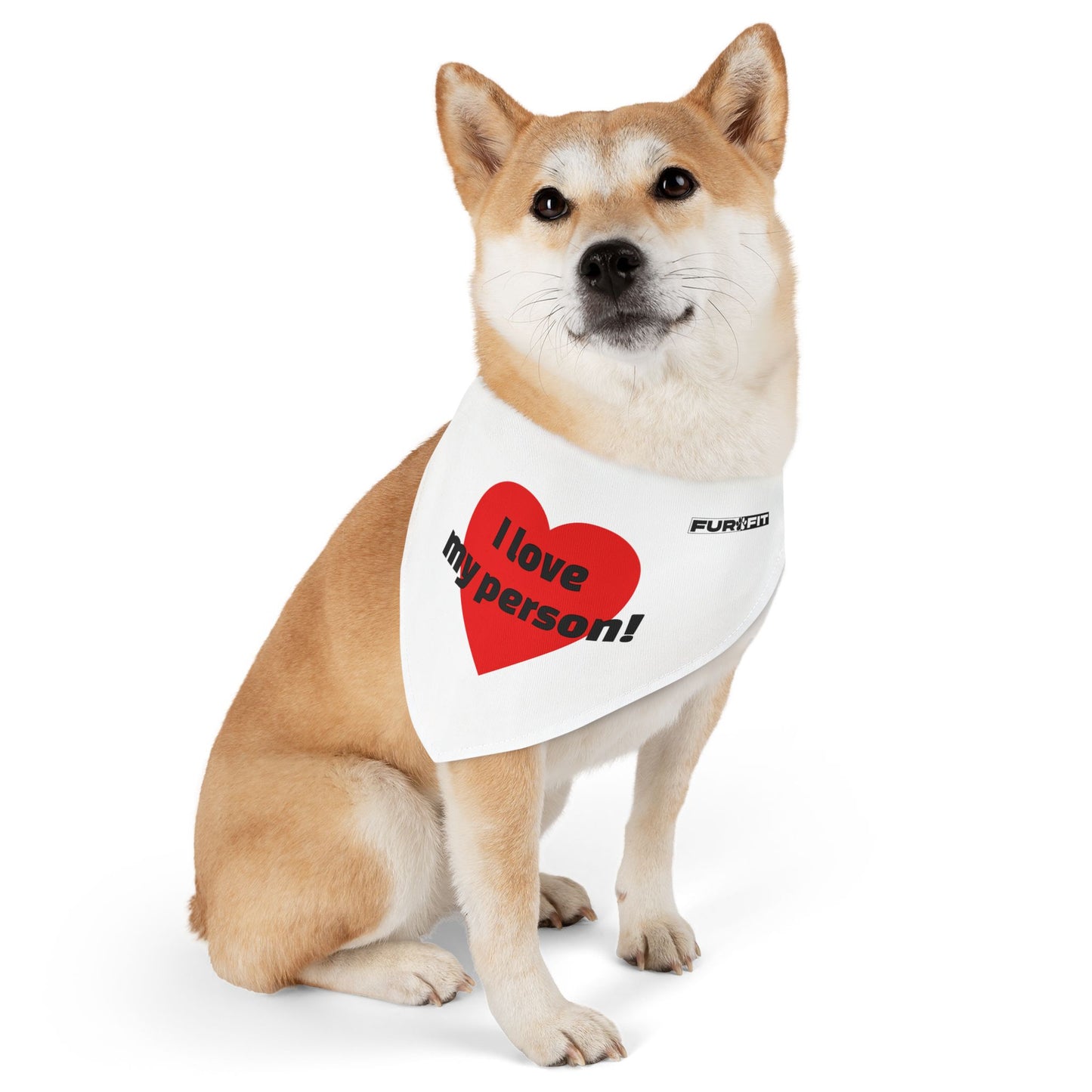 Pet Bandana Collar | "I love my person!"